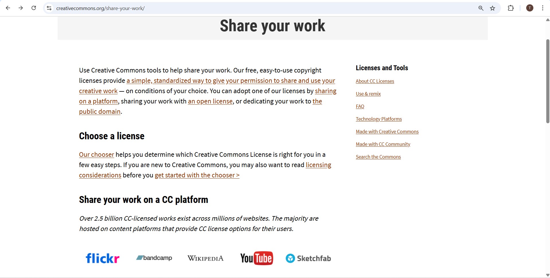 Share your work